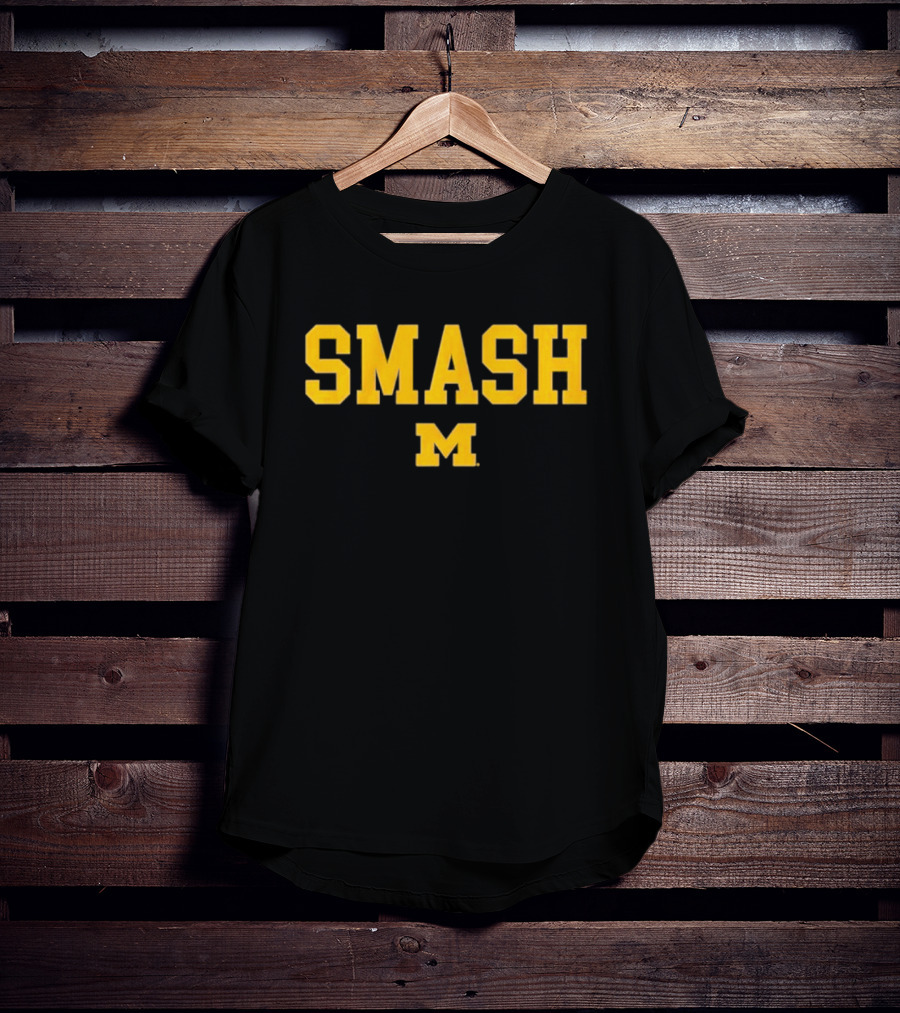 SMASH M Michigan Football T-Shirt