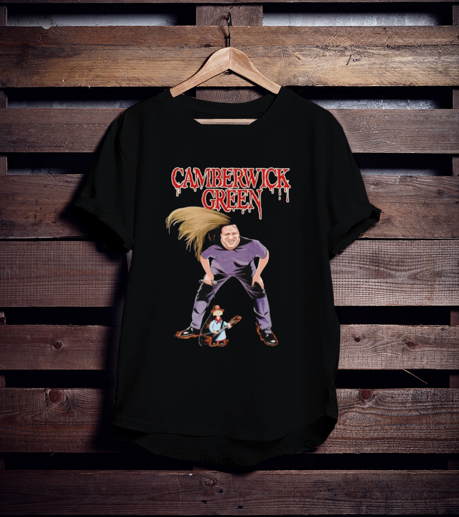 Camberwick Green Heavy Metal Vibe With Animated Figure T-Shirt