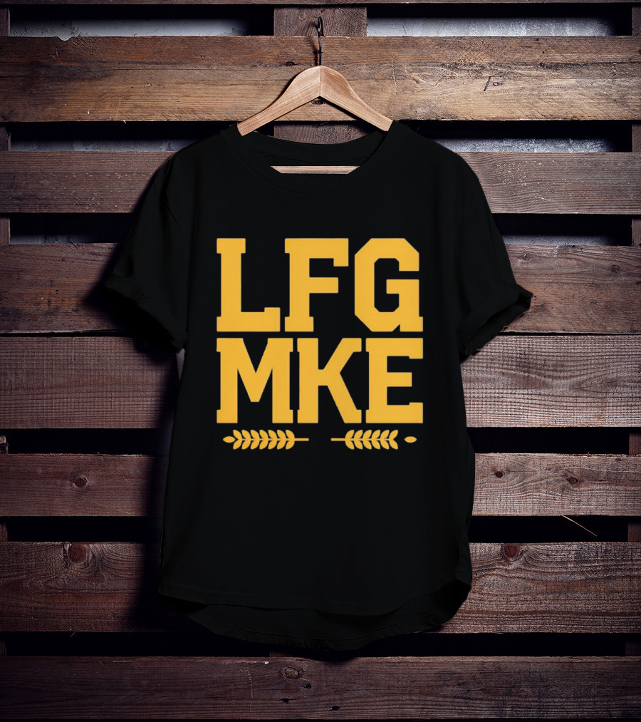 Milwaukee Brewers LFG MKE Wheat Stalks T-Shirt