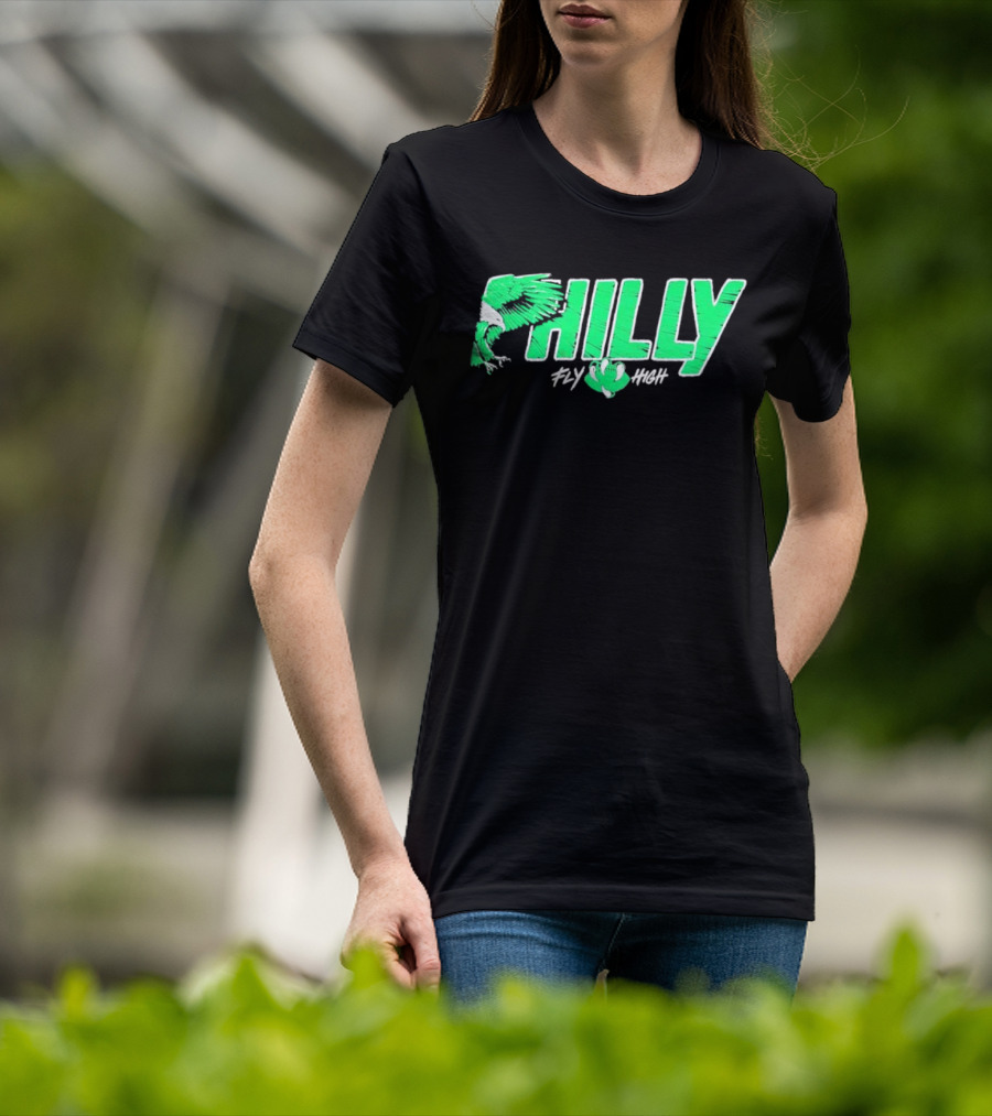Philly Fly High Football Eagle T-Shirt