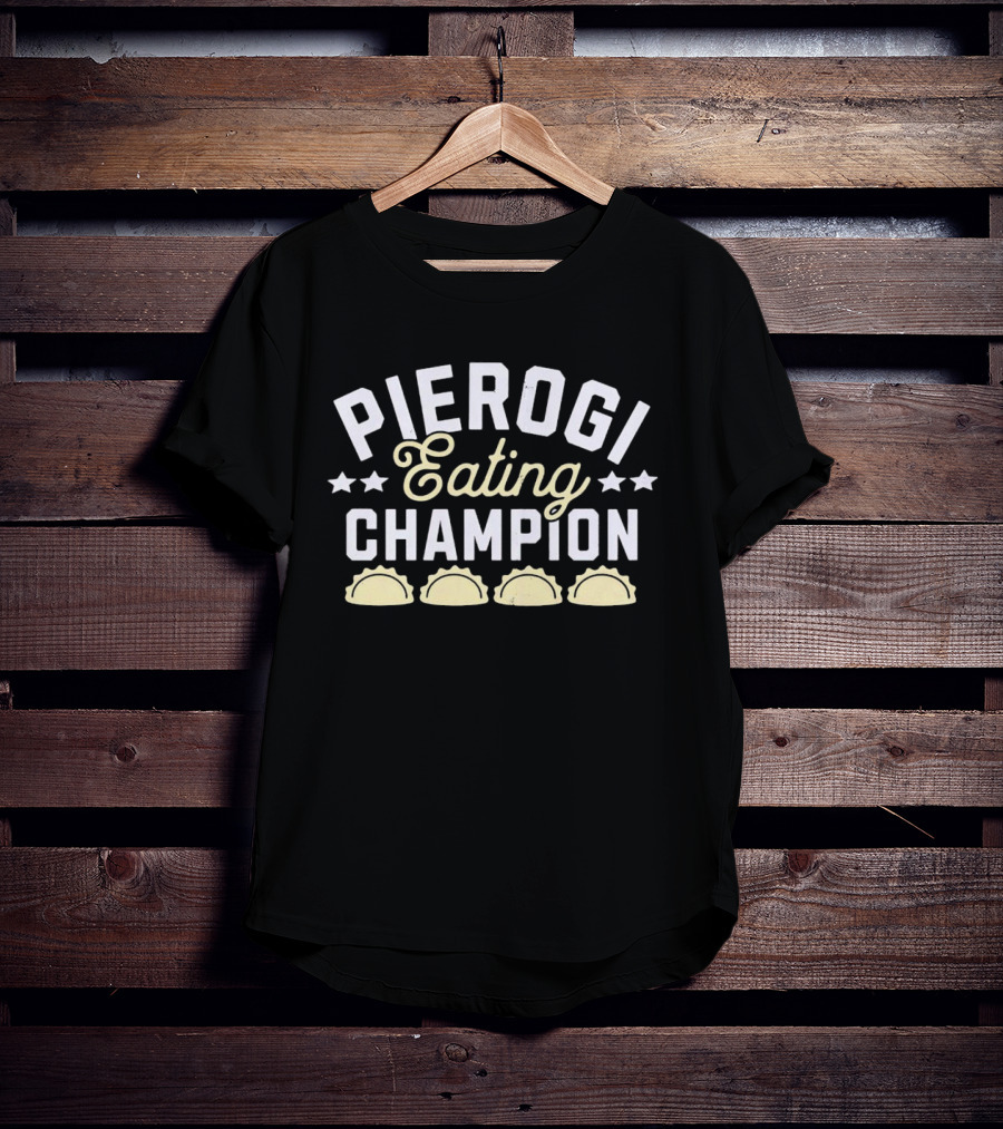 Pierogi Eating Champion Stars And Dumplings T-Shirt