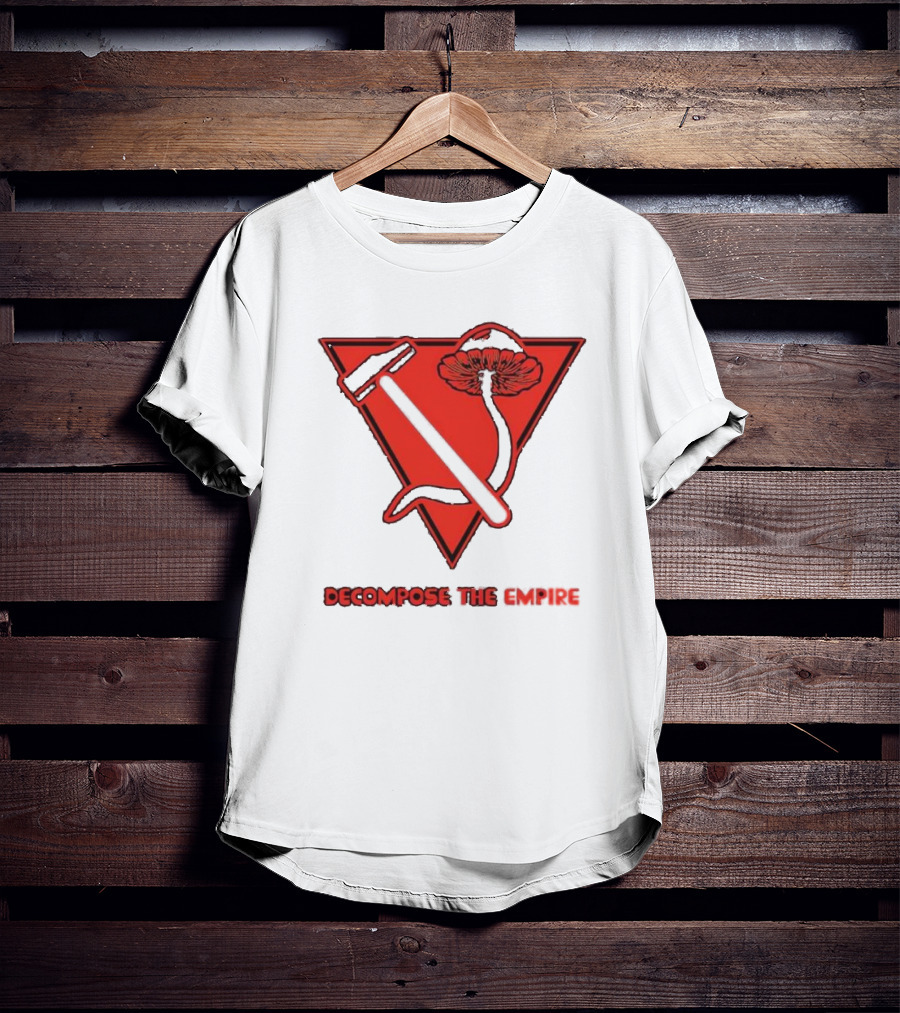 Decompose The Empire Mushroom Hammer Triangle T-Shirt