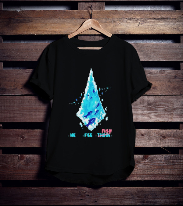He Feel Fish Iceberg T-Shirt