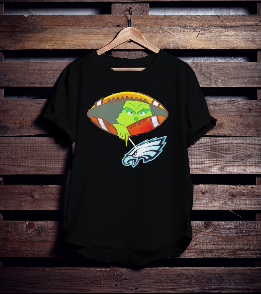 Grinch Ew Philadelphia Eagles Football T-Shirt