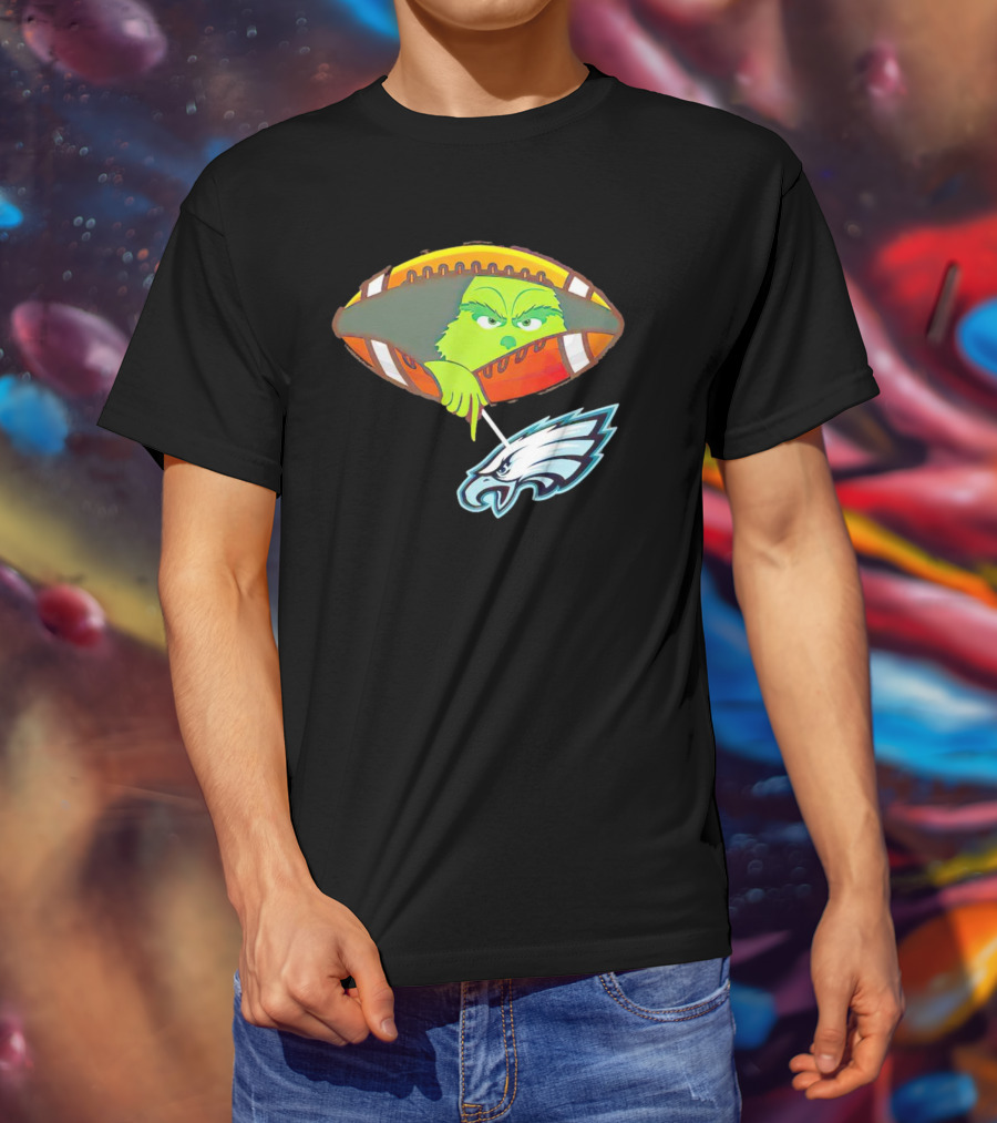 Grinch Ew Philadelphia Eagles Football T-Shirt