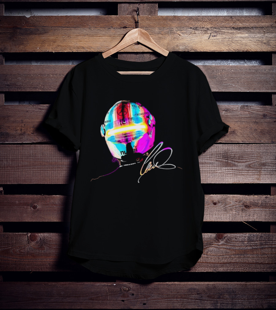 Lewis Hamilton Rainbow Signature Helmet T-Shirt
