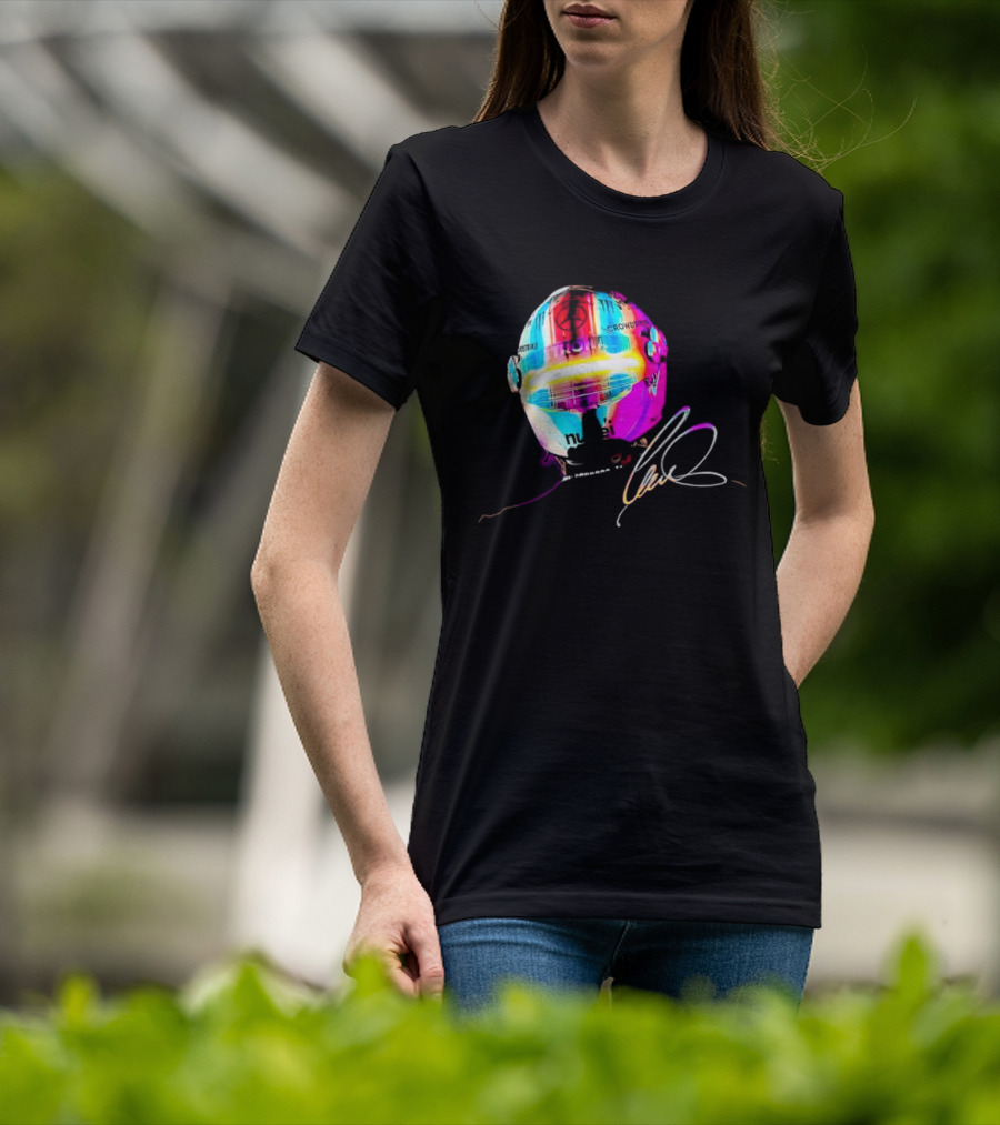 Lewis Hamilton Rainbow Signature Helmet T-Shirt