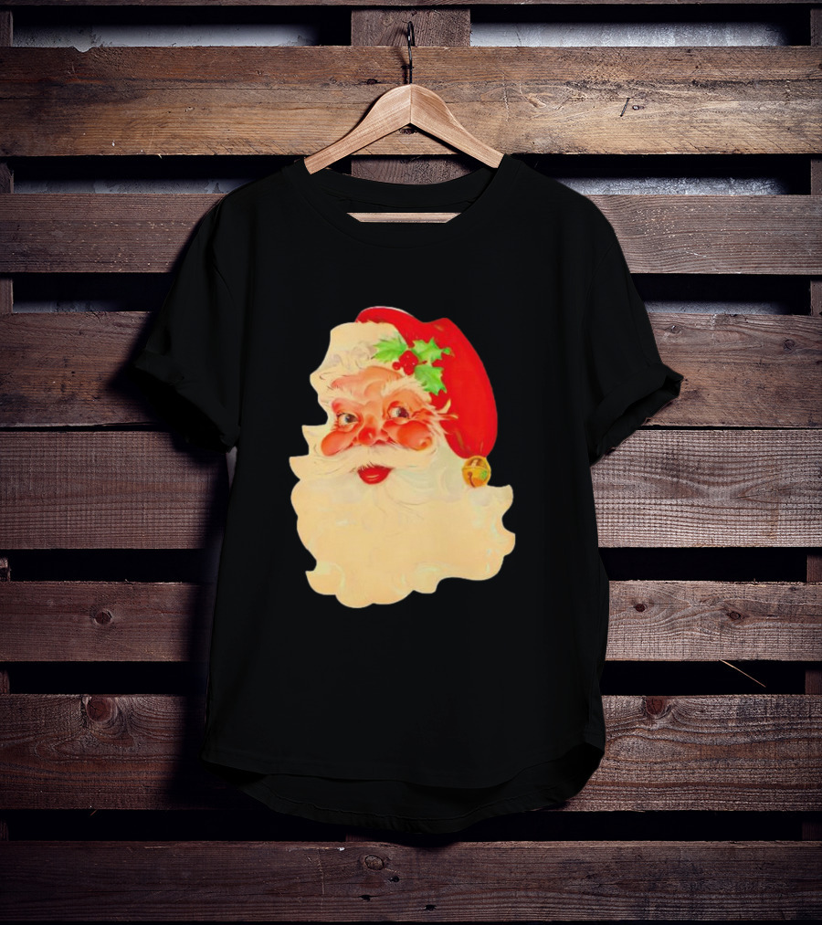 Santa Claus Vintage 1960s Christmas Nostalgia T-Shirt