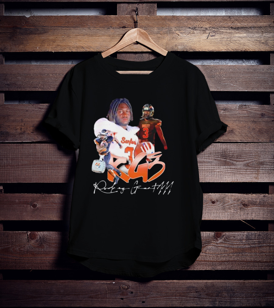 Rockey Grant RG3 Sanford Heavy 3 Football T-Shirt