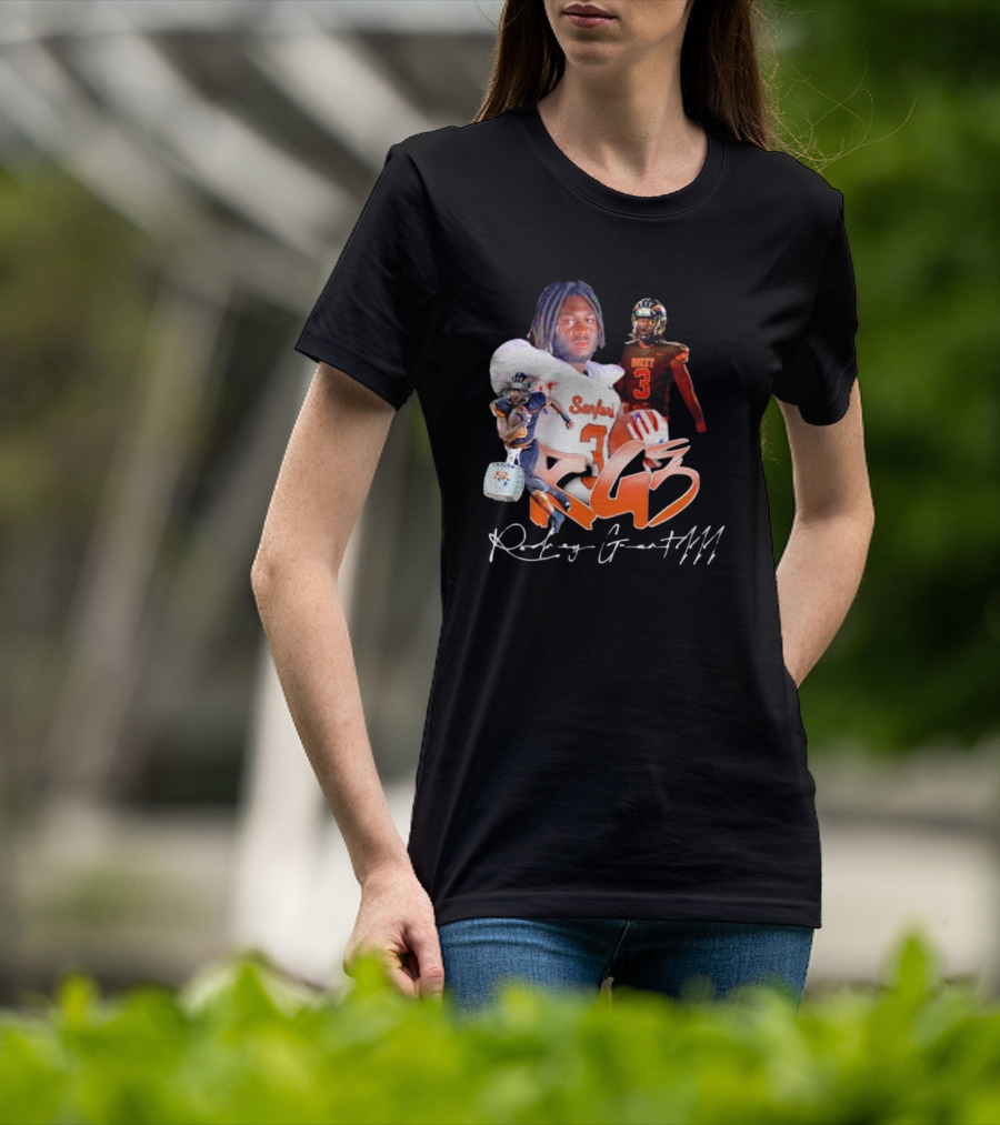 Rockey Grant RG3 Sanford Heavy 3 Football T-Shirt