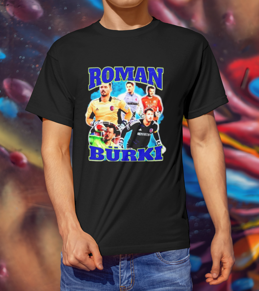 Roman Bürki Soccer Goalkeeper Collage Bootleg T-Shirt