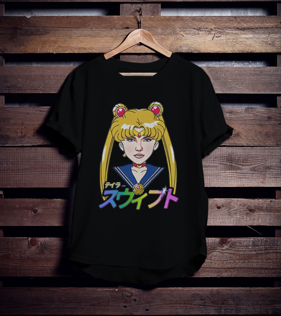 Sailor Moon Taylor Swift Anime Crossover Meme T-Shirt
