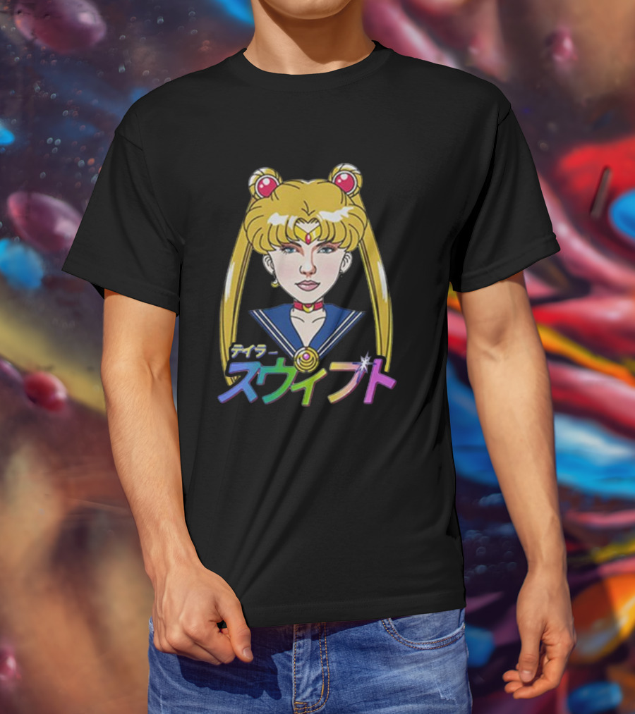 Sailor Moon Taylor Swift Anime Crossover Meme T-Shirt