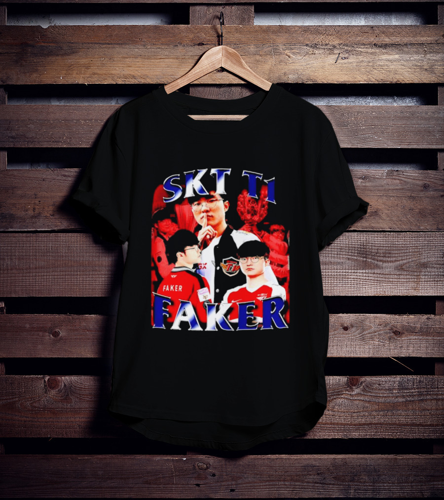 SKT T1 Faker Vintage Champion Legacy T-Shirt