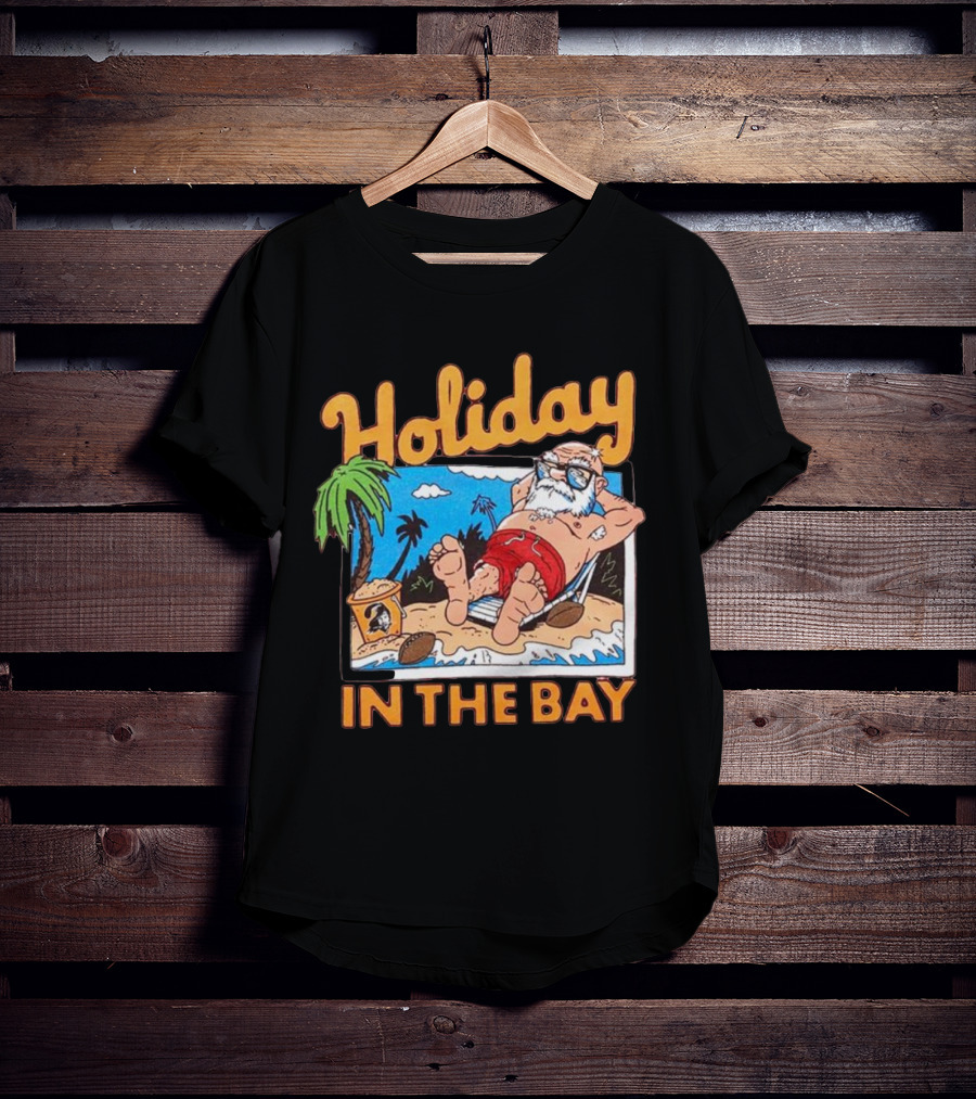 Holiday In The Bay Tampa Bay Buccaneers Christmas T-Shirt
