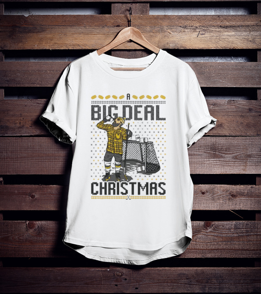 Big Deal Christmas Hockey Goalie T-Shirt