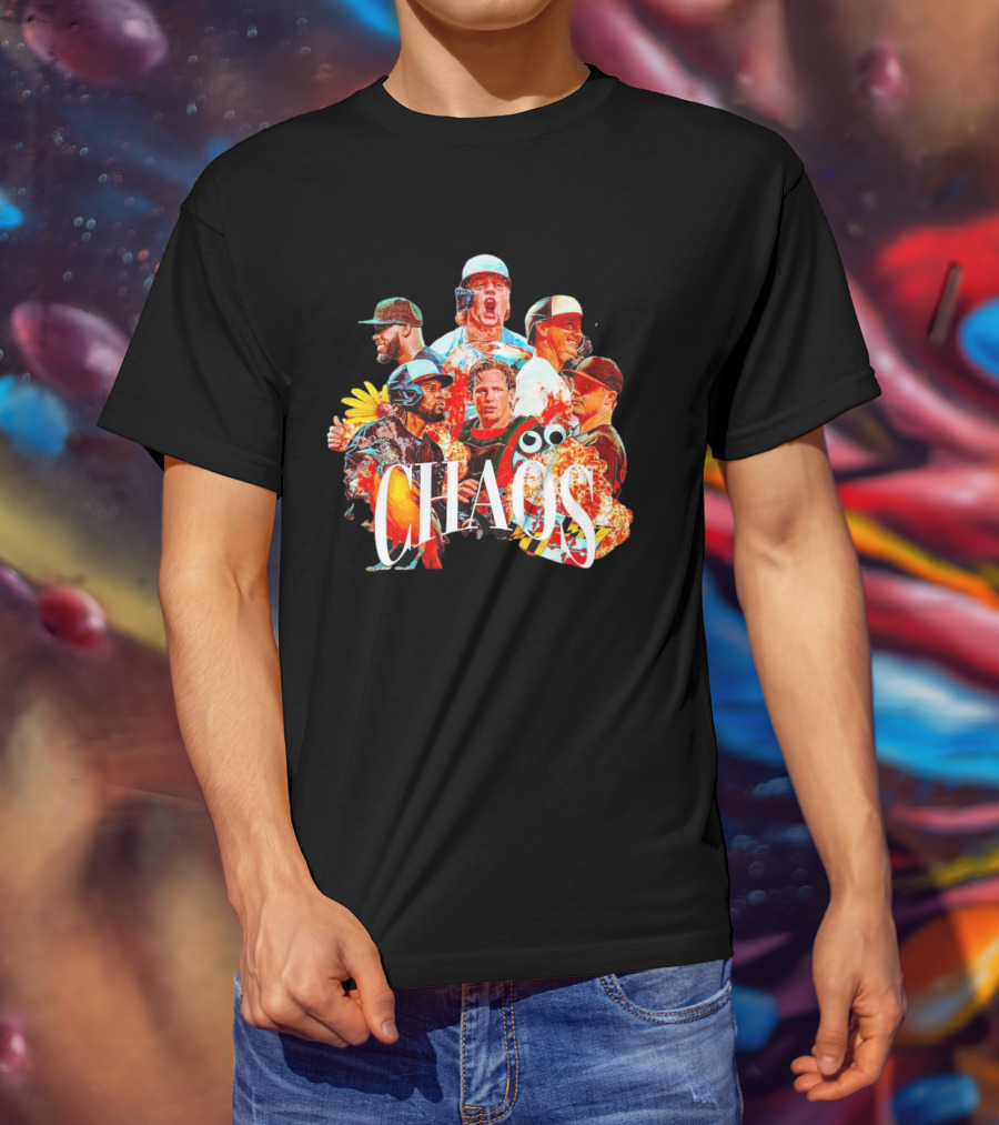 CHAOS Baltimore Orioles Baseball Players Action Collage T-Shirt