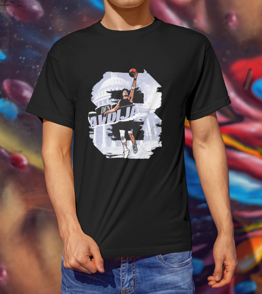 Deni Avdija Basketball Washington Capitol T-Shirt