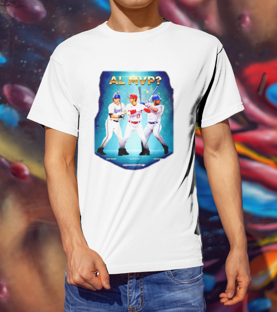 AL MVP Corey Seager Shohei Ohtani Marcus Semien Season Dreams T-Shirt