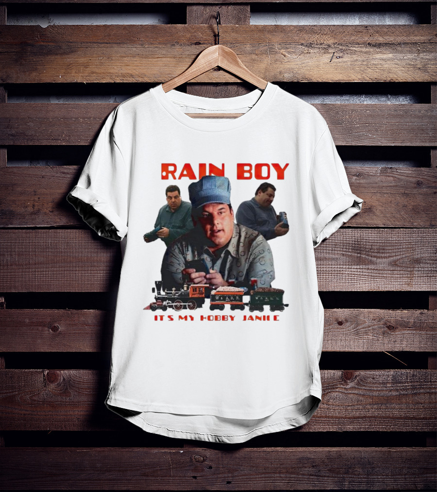 Tony Soprano Train Boy It's My Hobby Janice T-Shirt