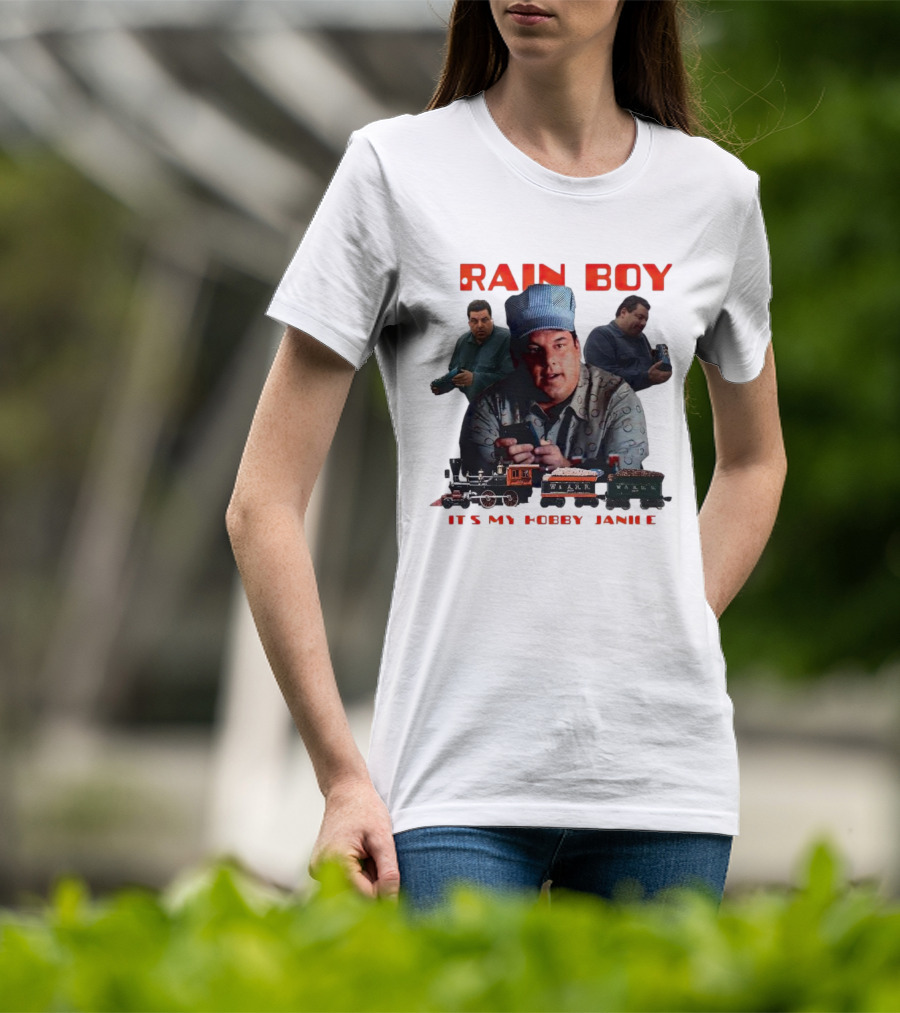 Tony Soprano Train Boy It's My Hobby Janice T-Shirt
