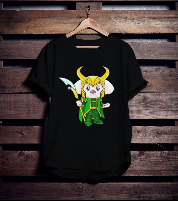 Trickster God Doug Loki Dog Version T-Shirt