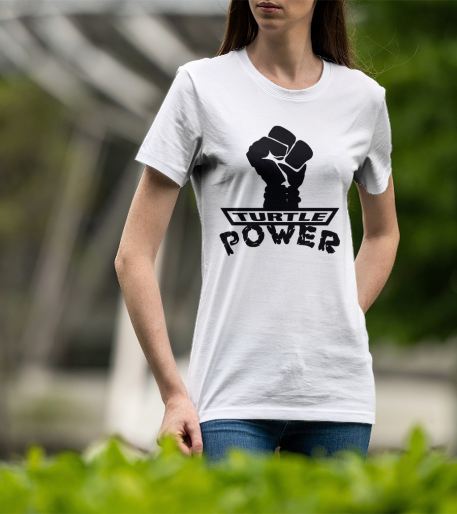 Turtle Power Fist Revolution Bold Iconic T-Shirt