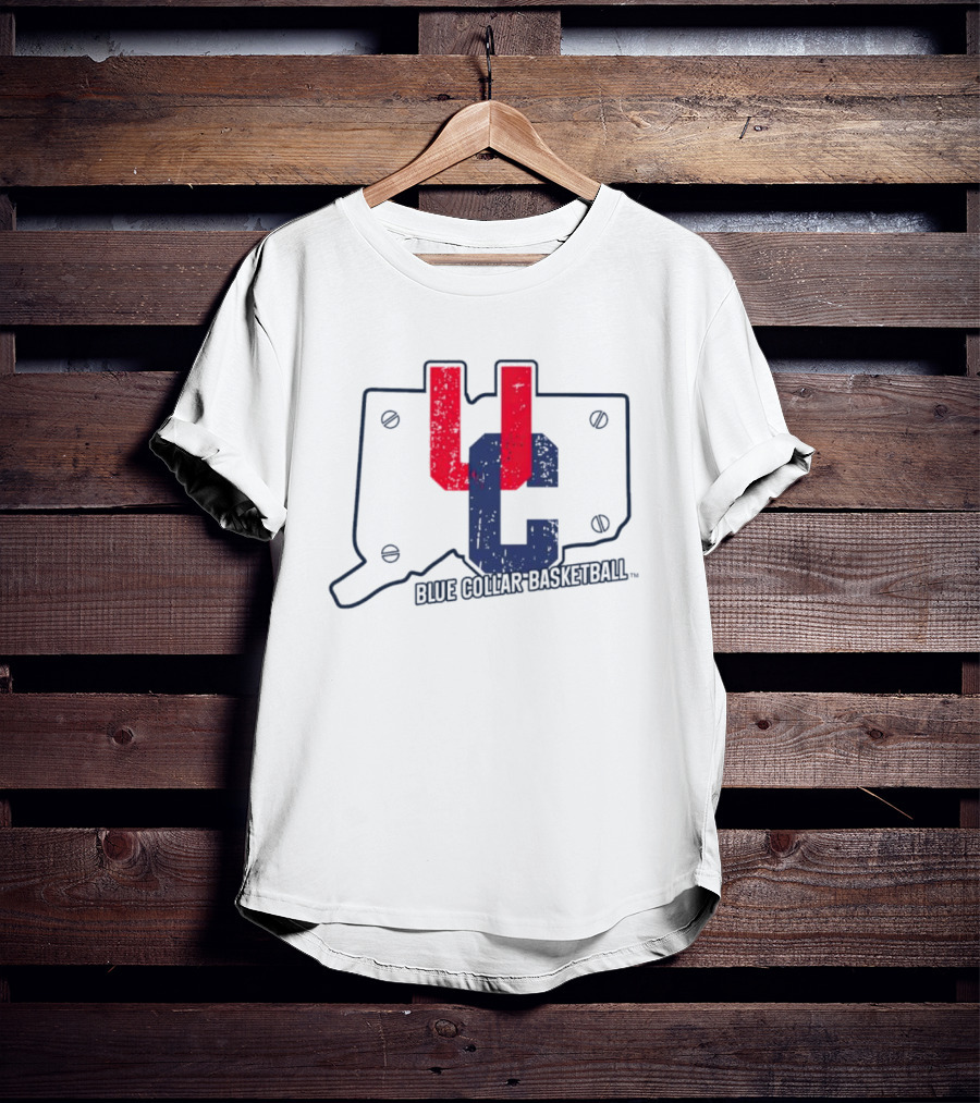 UC Blue Collar Basketball Connecticut T-Shirt