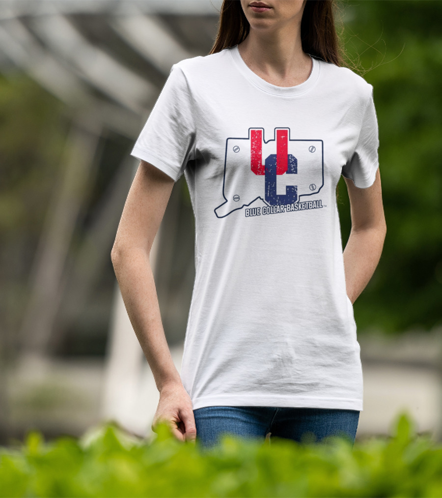 UC Blue Collar Basketball Connecticut T-Shirt