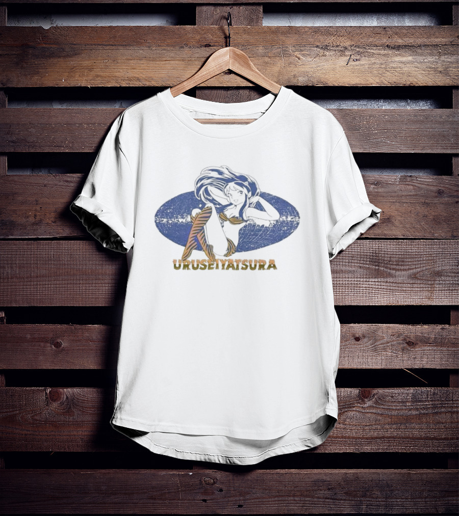 Vintage 80s Uruseiyatsura Anime Retro Character T-Shirt