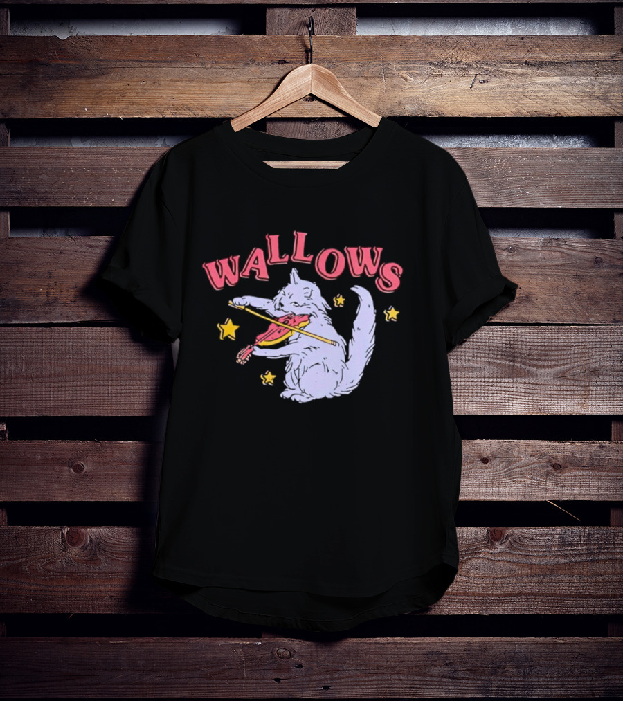Wallows Playing Cat Fiddle With Stars T-Shirt