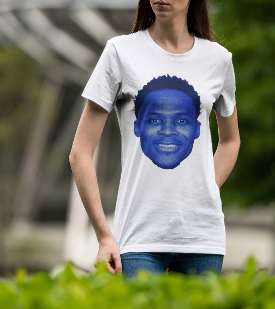 Westbrook Blue Half-tone Big Head T-Shirt