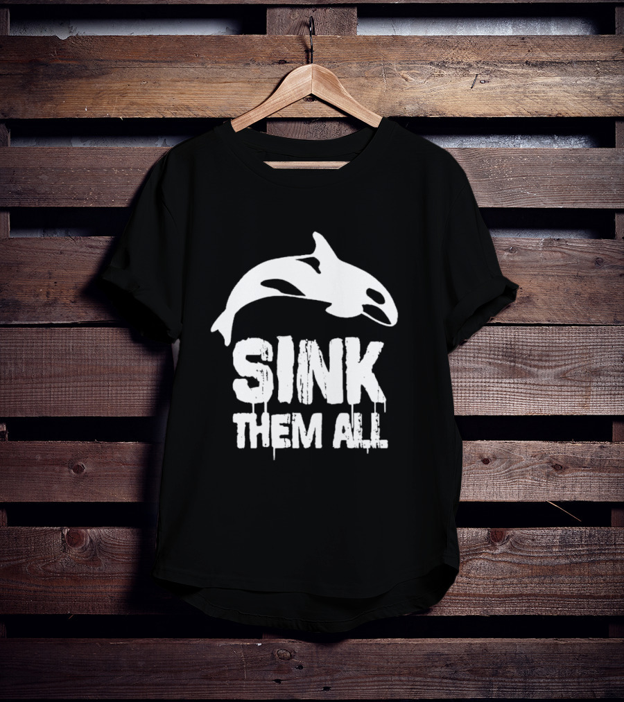 Sink Them All Whale T-Shirt