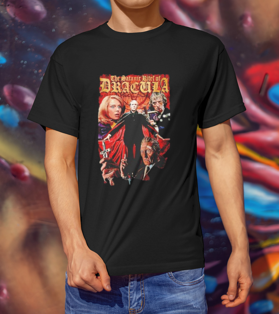 The Satanic Rites Of Dracula Vintage Movie T-Shirt