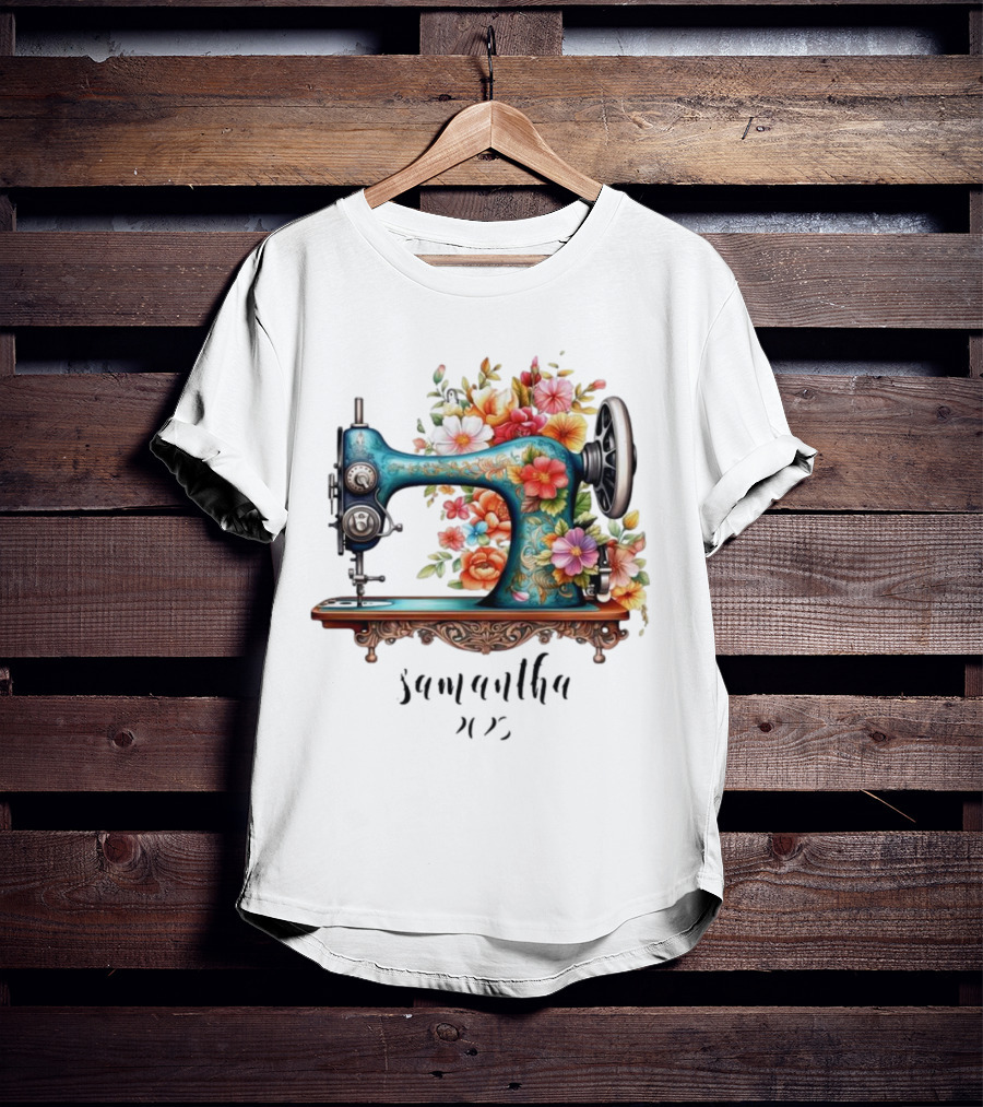 Sewing Machine Samantha Floral T-Shirt