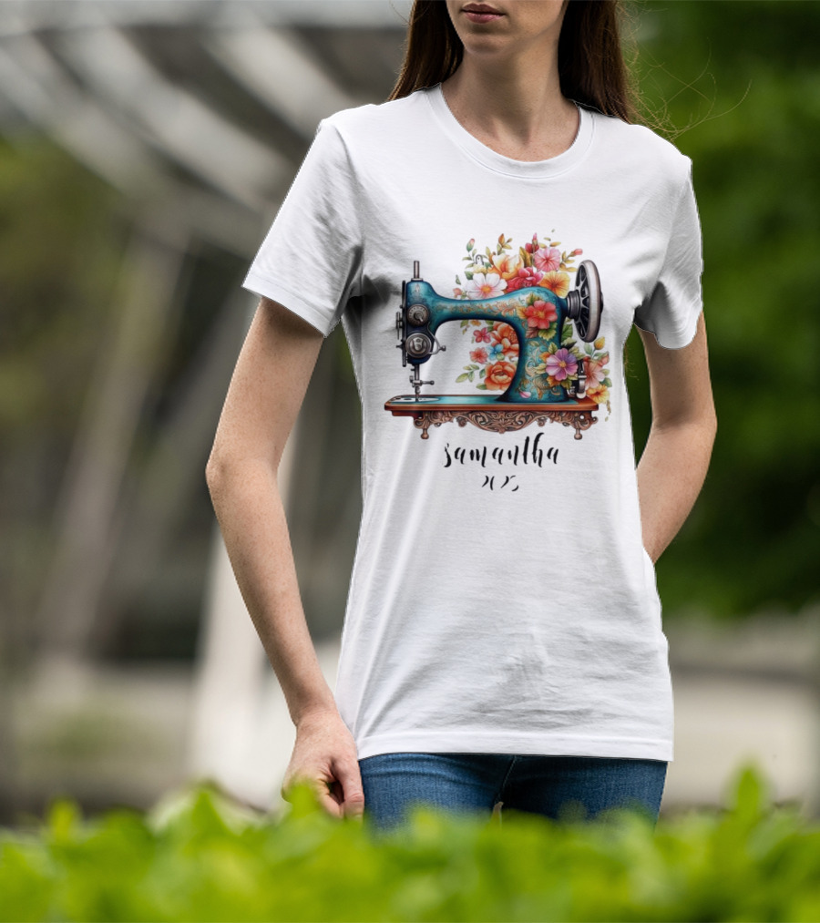 Sewing Machine Samantha Floral T-Shirt