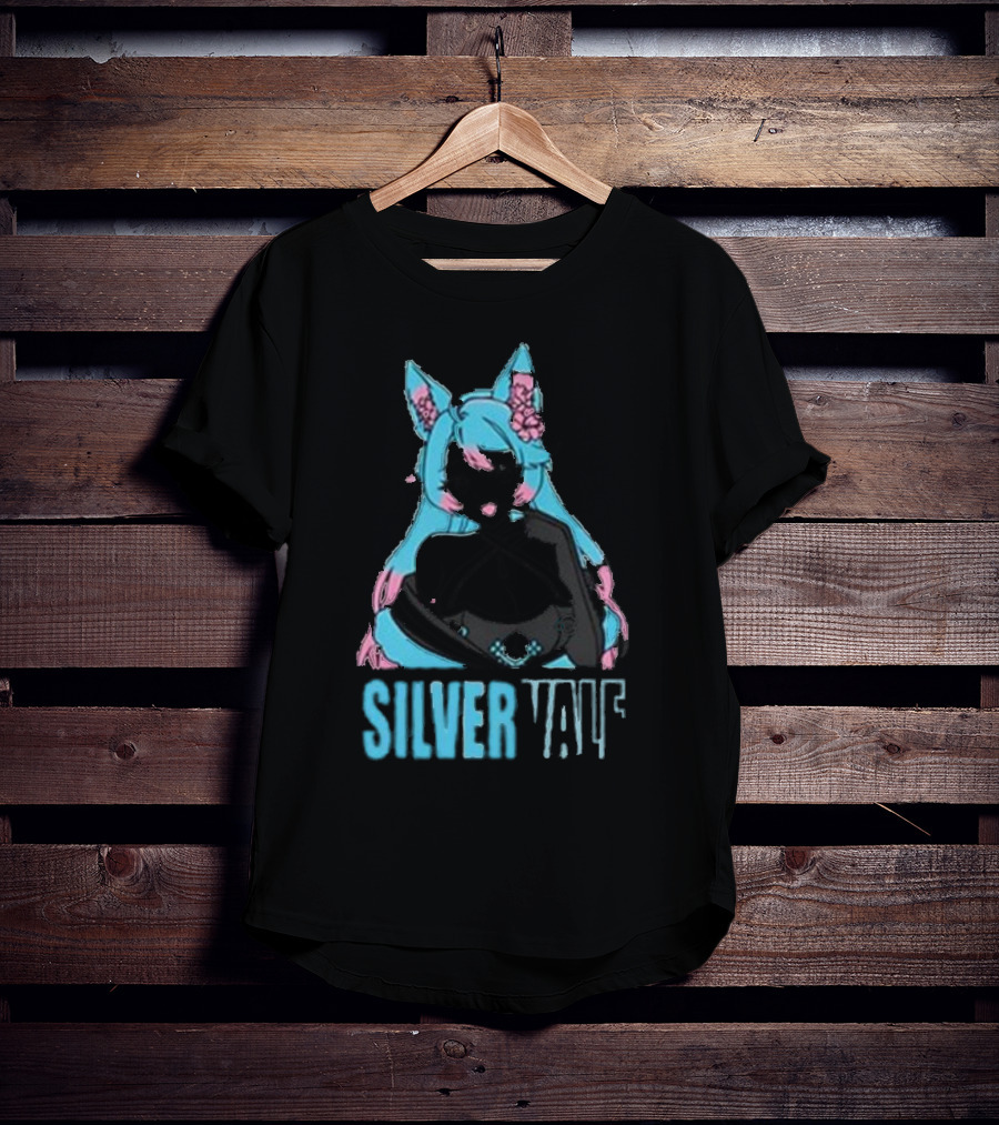 Silvervale Pastel Pop Anime Cat Ear Character T-Shirt