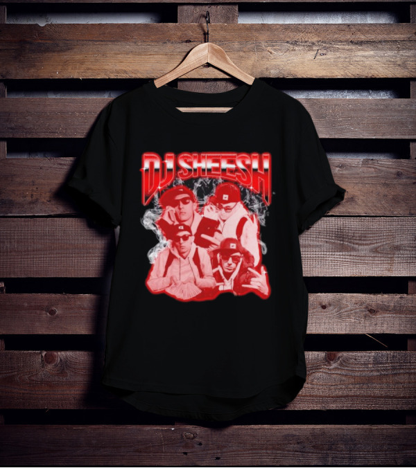 DJ Sheesh Smoking Cool Vibes With Cyclops Crew T-Shirt