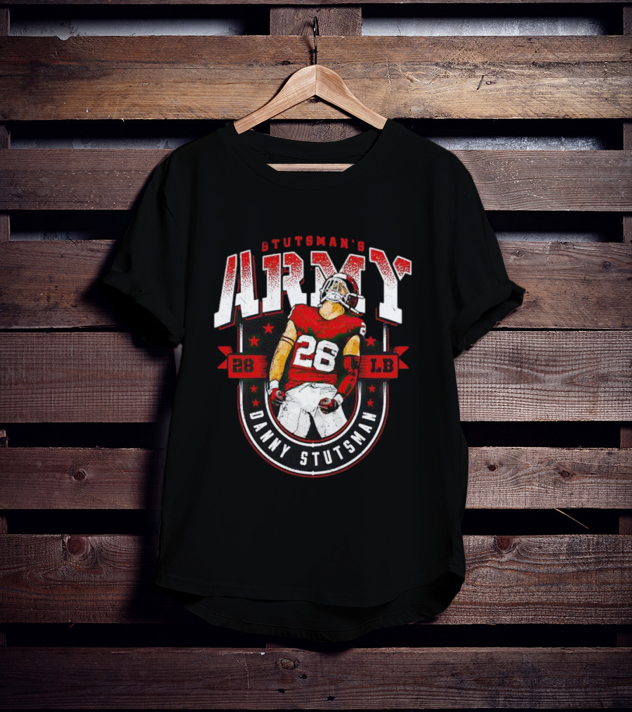 Danny Stutsman Stutsman’s Army 28 LB Football Hero T-Shirt