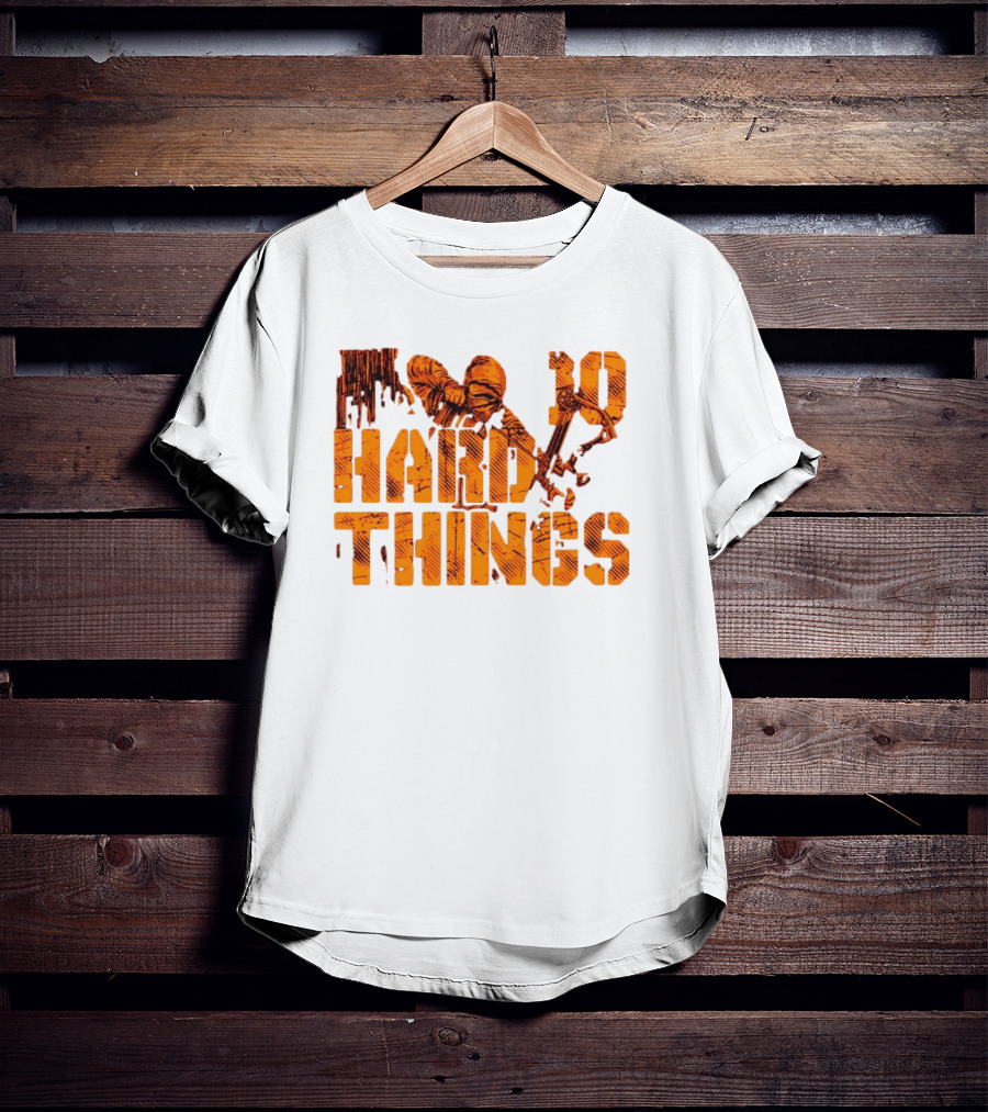 Do Hard Things Archery Bow And Arrow Drawing T-Shirt
