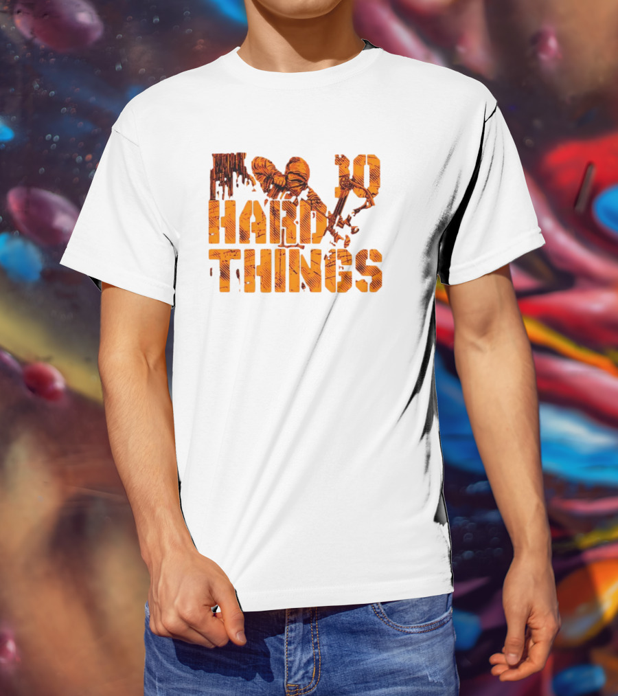 Do Hard Things Archery Bow And Arrow Drawing T-Shirt