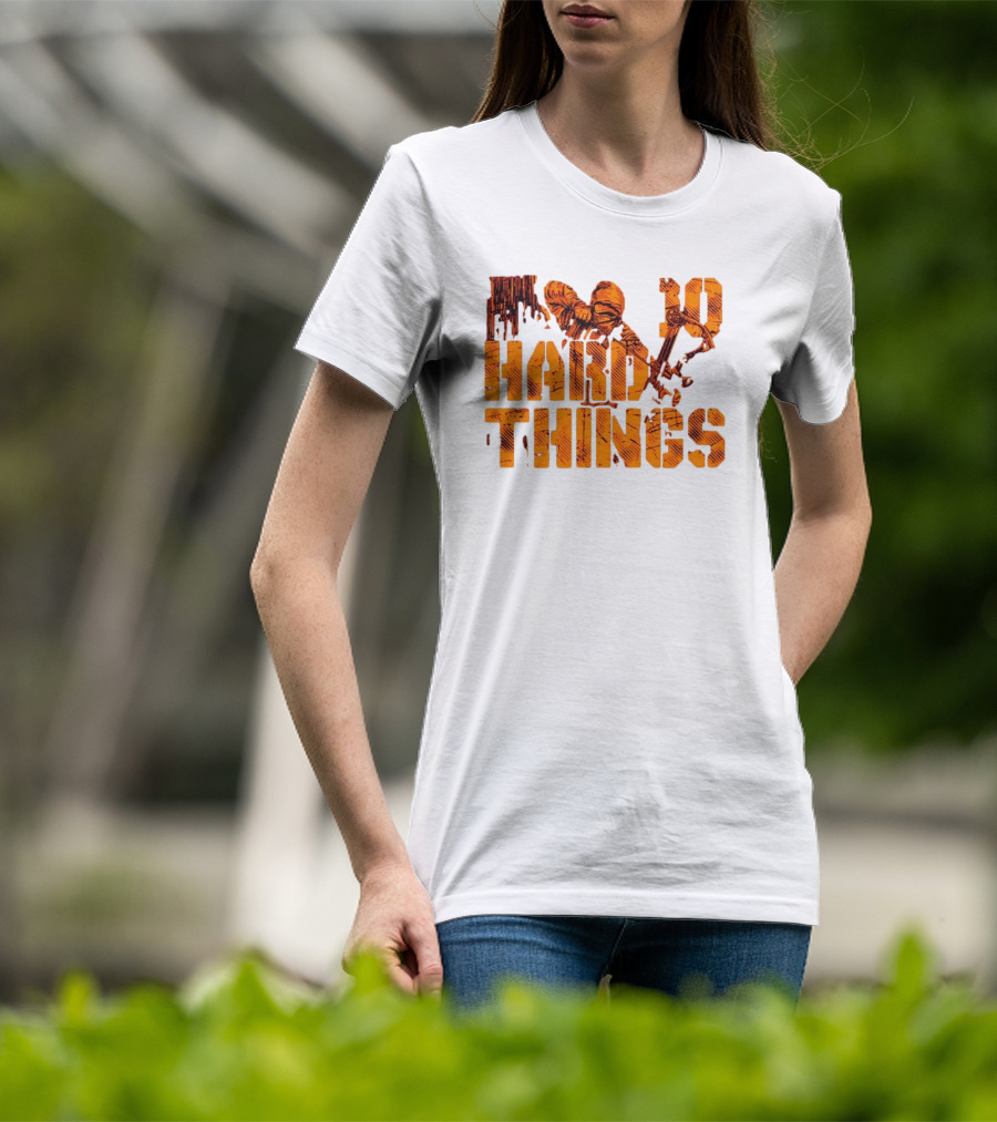 Do Hard Things Archery Bow And Arrow Drawing T-Shirt
