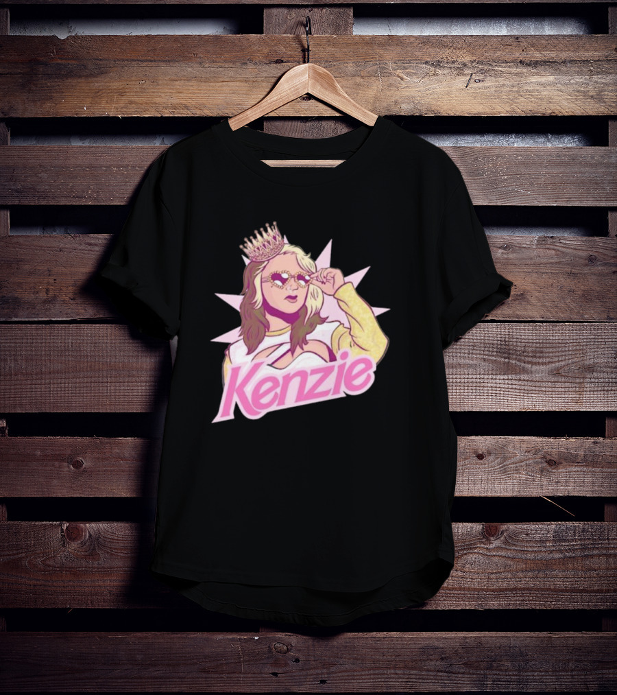 Kenzie Paige Pink Queen Icon With Crown And Sunglasses T-Shirt