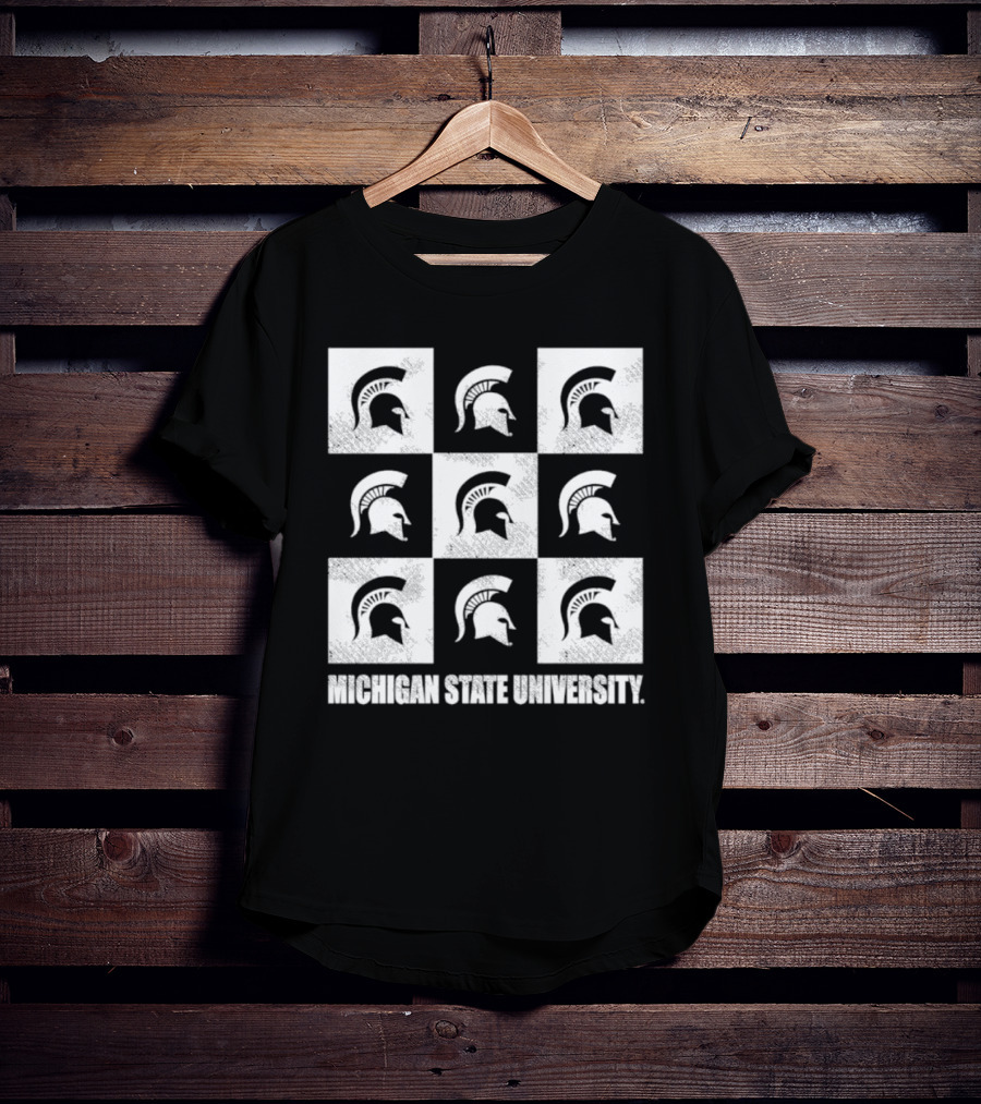 Michigan State University Spartan Checkerbox T-Shirt
