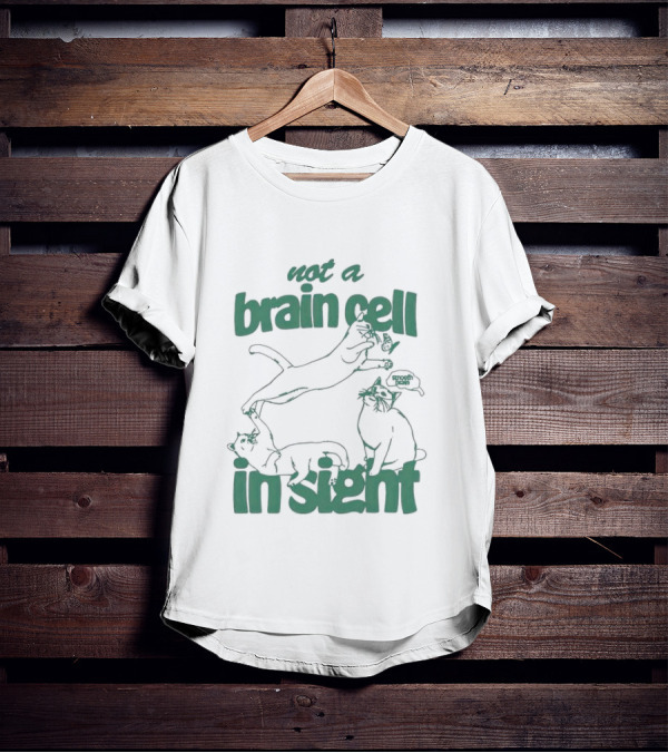 Not A Brain Cell In Sight Snoot Boopers Cats T-Shirt