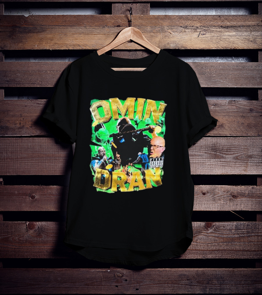 OMIN DRAN Arcade Vintage Parental Advisory T-Shirt