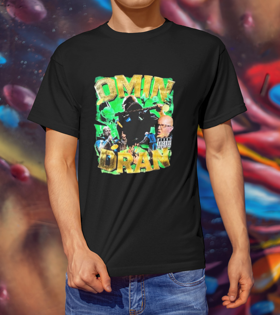 OMIN DRAN Arcade Vintage Parental Advisory T-Shirt
