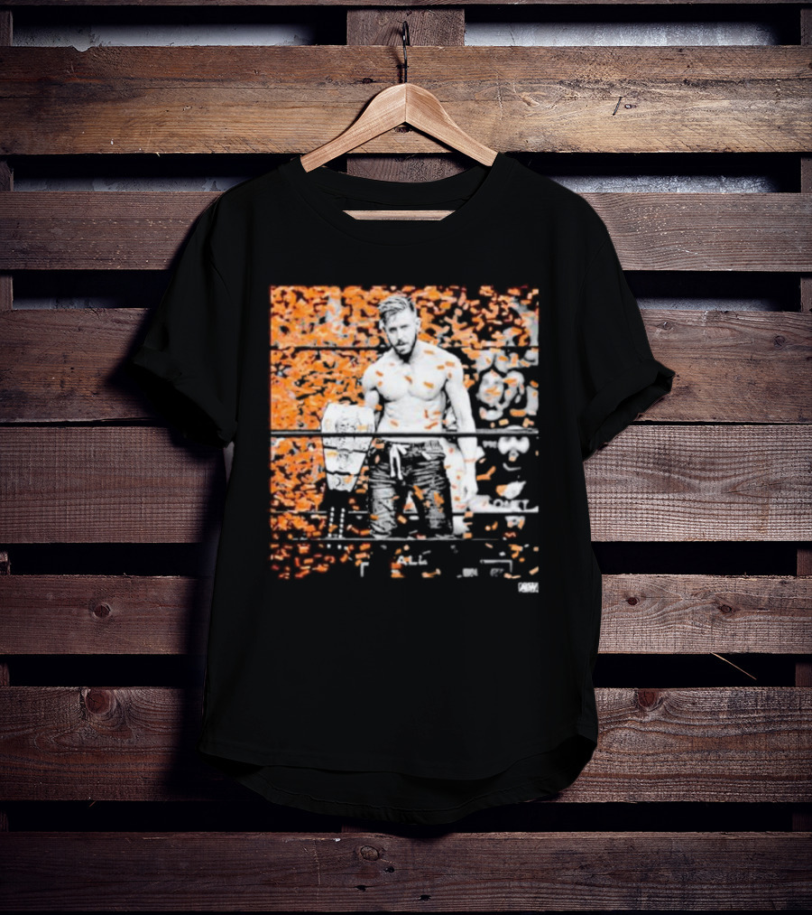 Orange Cassidy AEW Champion Confetti T-Shirt