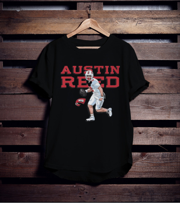 Austin Reed WKU Football Player Graphic With Helmet T-Shirt