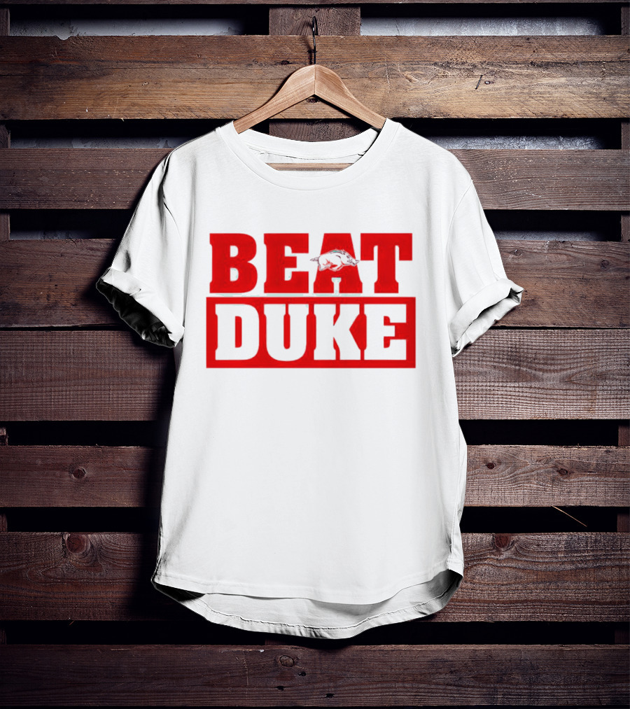 Arkansas Razorbacks Beat Duke Red T-Shirt